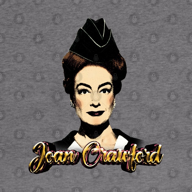 Joan Crawford - Engraving Style by Chase Merch